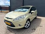 Ford Fiesta 1.25 44KW Titanium 5DRS 2009 Airco Cruise Nap, Auto's, Voorwielaandrijving, Stof, Parkeersensor, Wit