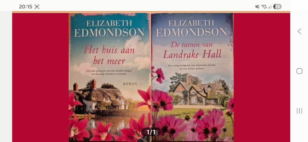 Elizabeth Edmondson boeken, Boeken, Ophalen of Verzenden, Zo goed als nieuw