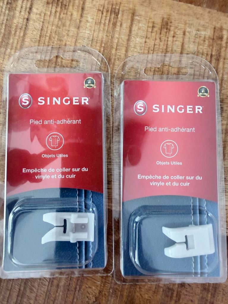 Singer Glijvoet voor Naaimachine (2 stuks), Hobby en Vrije tijd, Naaimachines en Toebehoren, Ophalen of Verzenden, Nieuw, Toebehoren