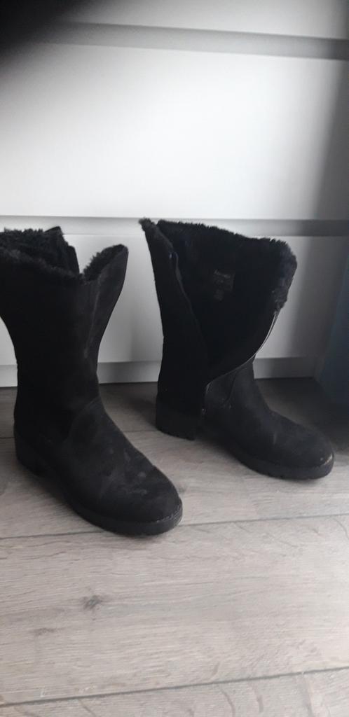 gedragen laarzen maat 40, Hoge laarzen, Zwart, Ophalen of Verzenden, Gedragen