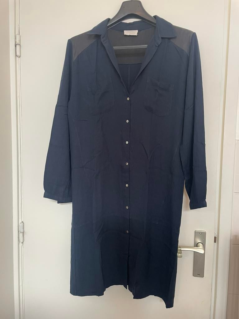 Overhemd jurk, ALCHEMIST by Caroline Mewe, maat 40 blauw, Kleding | Dames, Ophalen of Verzenden, Zo goed als nieuw, Maat 38/40 (M)