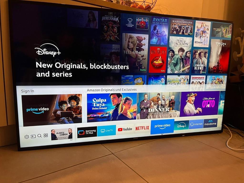 Samsung 65" 4k Smart Tv, Overige merken, 50 Hz, Ophalen of Verzenden, Zo goed als nieuw