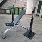 Atx Barbarian Line Squat Stands + Precor Adjustable Bench, Sport en Fitness, Fitnessmaterialen, Ophalen, Zo goed als nieuw, Fitnessbank