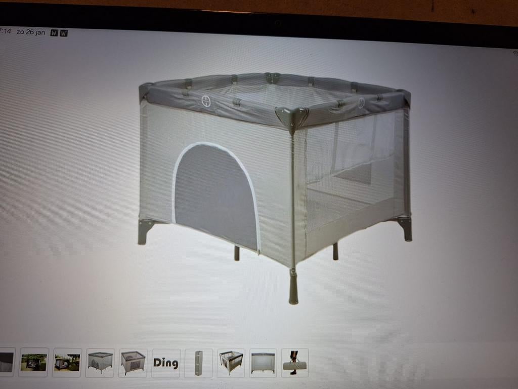 Inklapbare baby box - Zo goed als nieuw, Kinderen en Baby's, Boxen, Ophalen