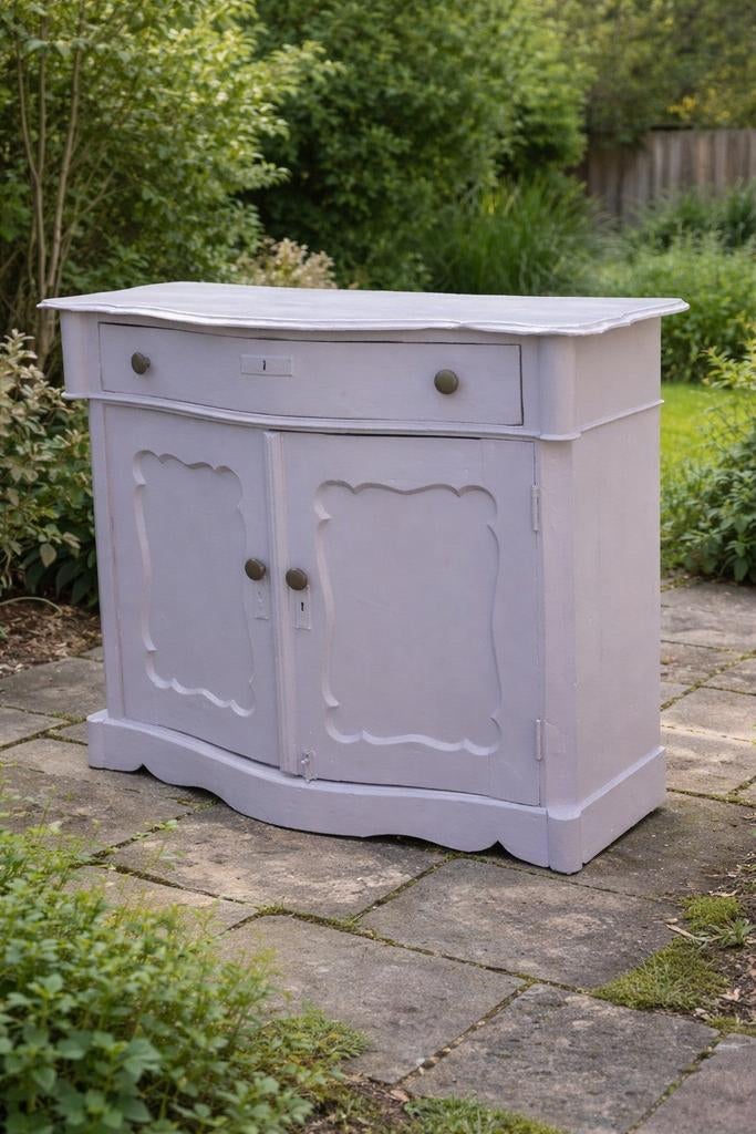 Antiek brocante meidenkastje/ penantkast, Antiek en Kunst, Ophalen