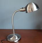Stoere industriële IKEA lamp van geborsteld rvs z.g.a.n., Ophalen of Verzenden, Zo goed als nieuw, Metaal, Minder dan 50 cm