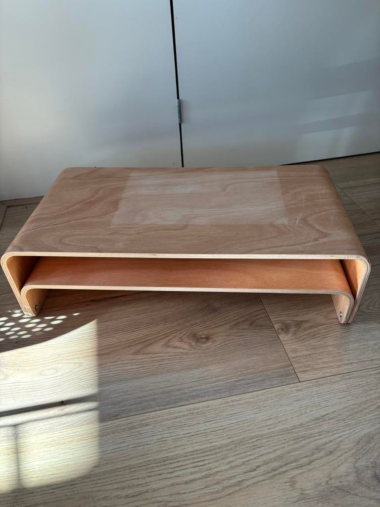 Houten laptop-/ monitorstandaard, 52x26cm VATTENKAR IKEA, Ophalen, Gebruikt