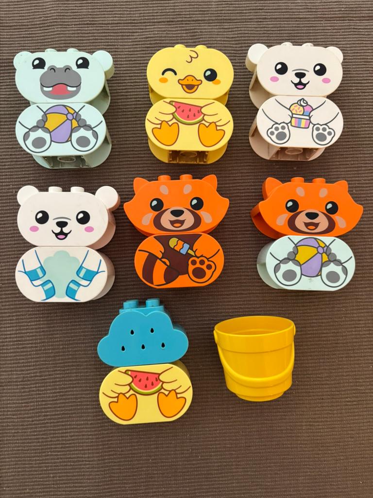 Lego duplo dieren bouwstenen set voor bv in bad vanaf 2-3 jr, Kinderen en Baby's, Speelgoed | Duplo en Lego, Ophalen of Verzenden