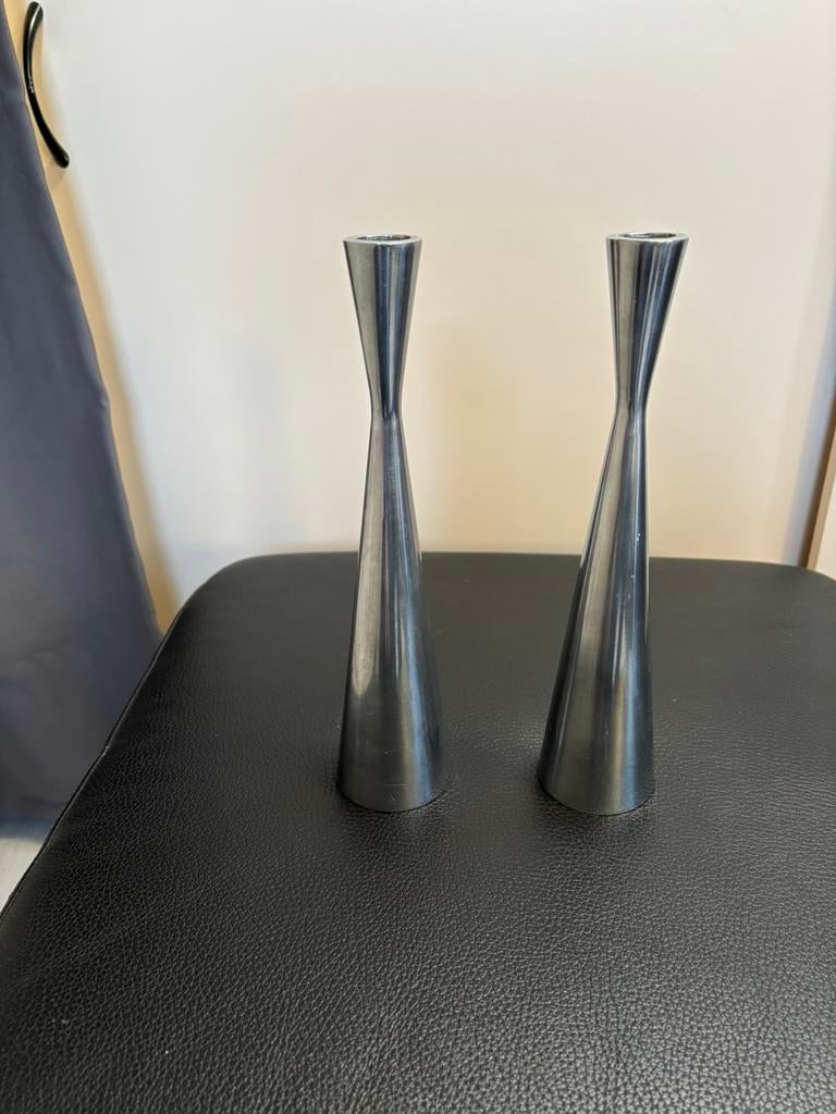 Ikea vintage Snygg kandelaars ontwerper Ria Falk, Huis en Inrichting, Overige materialen, Gebruikt, Overige kleuren, 25 tot 50 cm