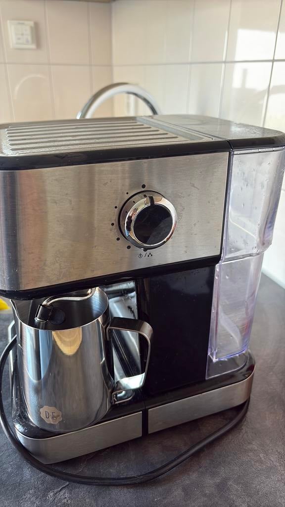koffie apparaat/melkschuimer /grijze kleur, Ophalen of Verzenden, Zo goed als nieuw