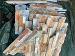 Gratis tegels steen- steenstrips wandtegels marmer - 3,5 m2, Ophalen, 40 tot 60 cm, Gebruikt, Wandtegels