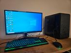 Game/werk PC i3-8100 + GTX 1060 3GB + 24” LG monitor, Computers en Software, Desktop Pc's, Gebruikt, Zelfgebouwde PC, 8 GB, 1,25 TB