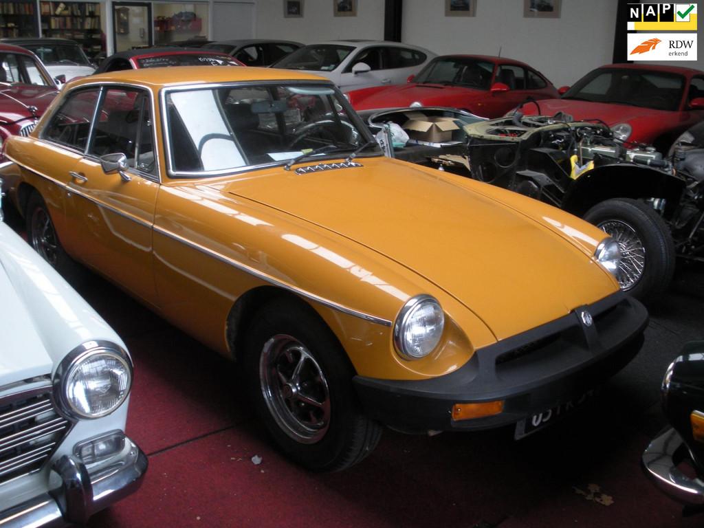 MG B type 1.8 GT Originele NL auto, Auto's, B, Gebruikt, Zwart, 4 stoelen