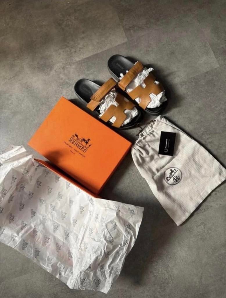 Hermès Chypre Sandalen Bruin Maat 42, Kleding | Heren, Schoenen, Sandalen, Bruin, Nieuw, Ophalen of Verzenden