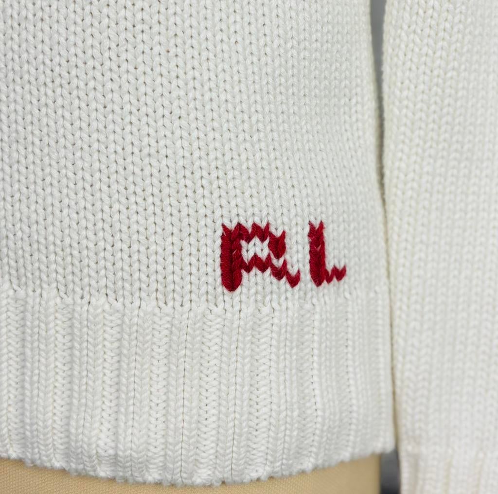Ralph Lauren iconische trui met vlag maat 8 (195 euro), Verzenden, Trui of Vest, Ralph Lauren, Ralph Lauren EU