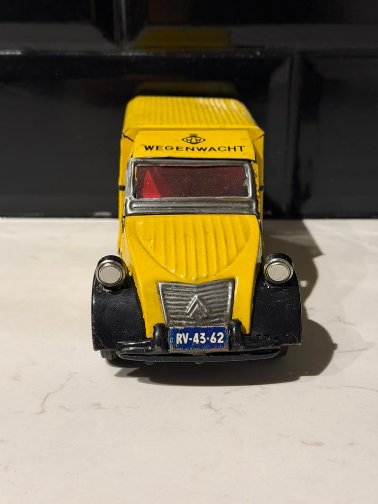 Aoshin Citroën 2CV “Wegenwacht” zeldzaam!, Antiek en Kunst, Ophalen of Verzenden