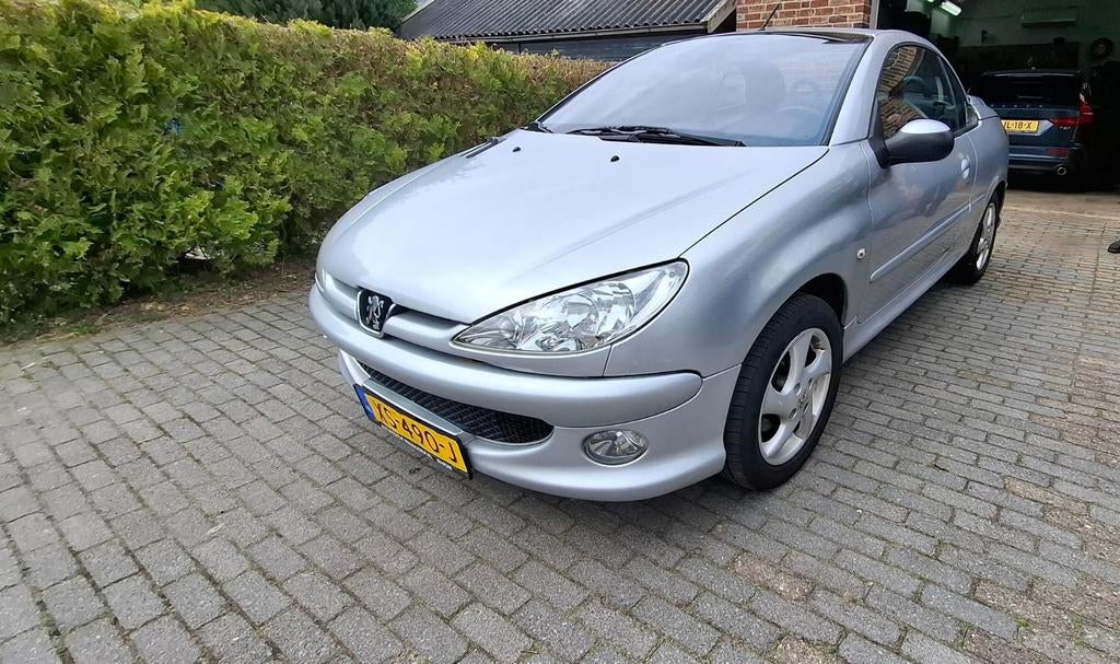 Peugeot 206 CABRIO, Auto's, Voorwielaandrijving, Stof, Zwart, Cabriolet