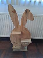 Houten paashaas met plankjes.  Hoogste punt 70 cm, Ophalen of Verzenden, Zo goed als nieuw