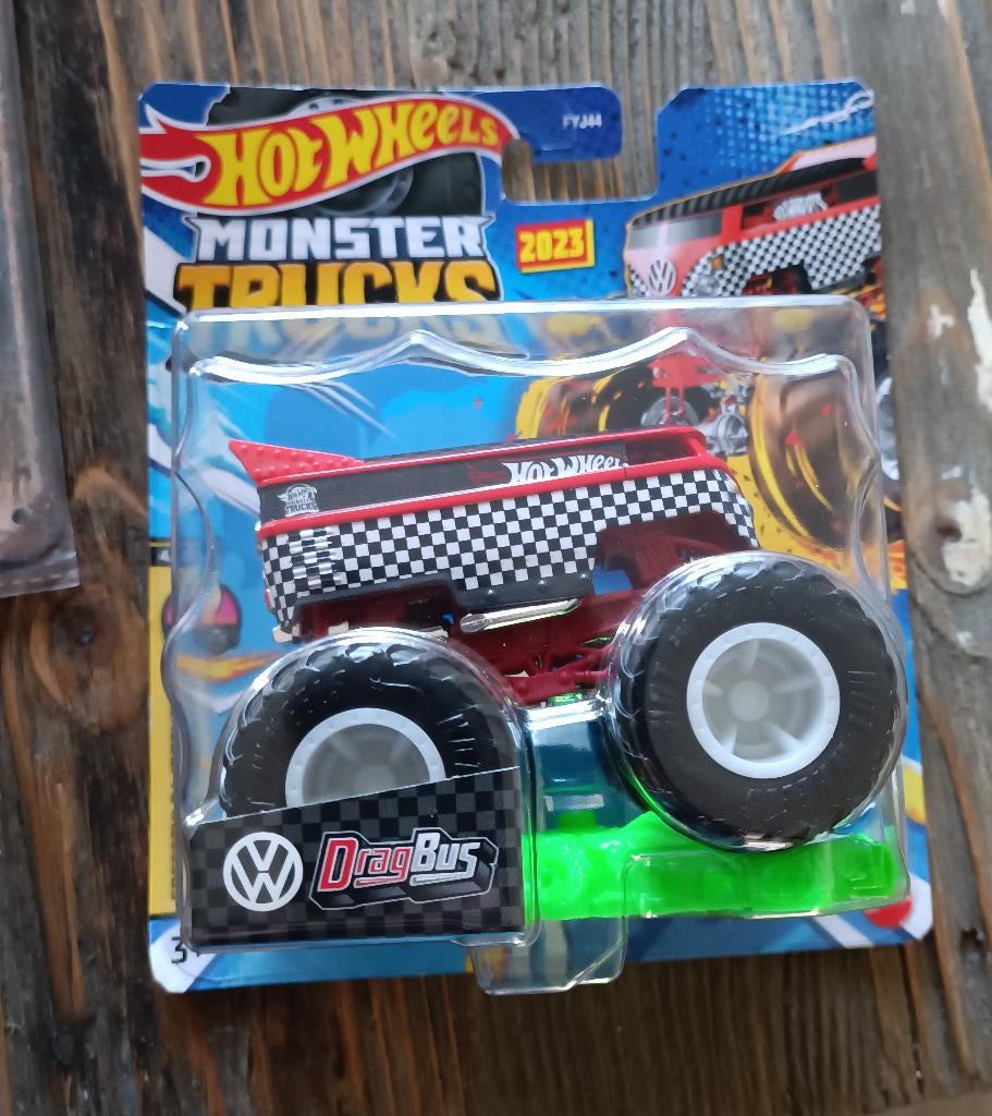 HOT WHEELS MONSTER TRUCKS DRAG BUS Freestyle Wreckers, Ophalen of Verzenden, Nieuw, Auto