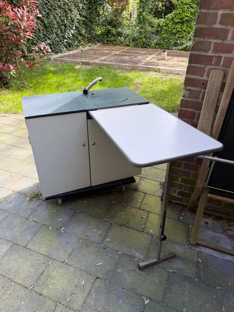 Camper keukenblok met wasbak, kraan, pomp en watertanks, Ophalen of Verzenden, Gebruikt