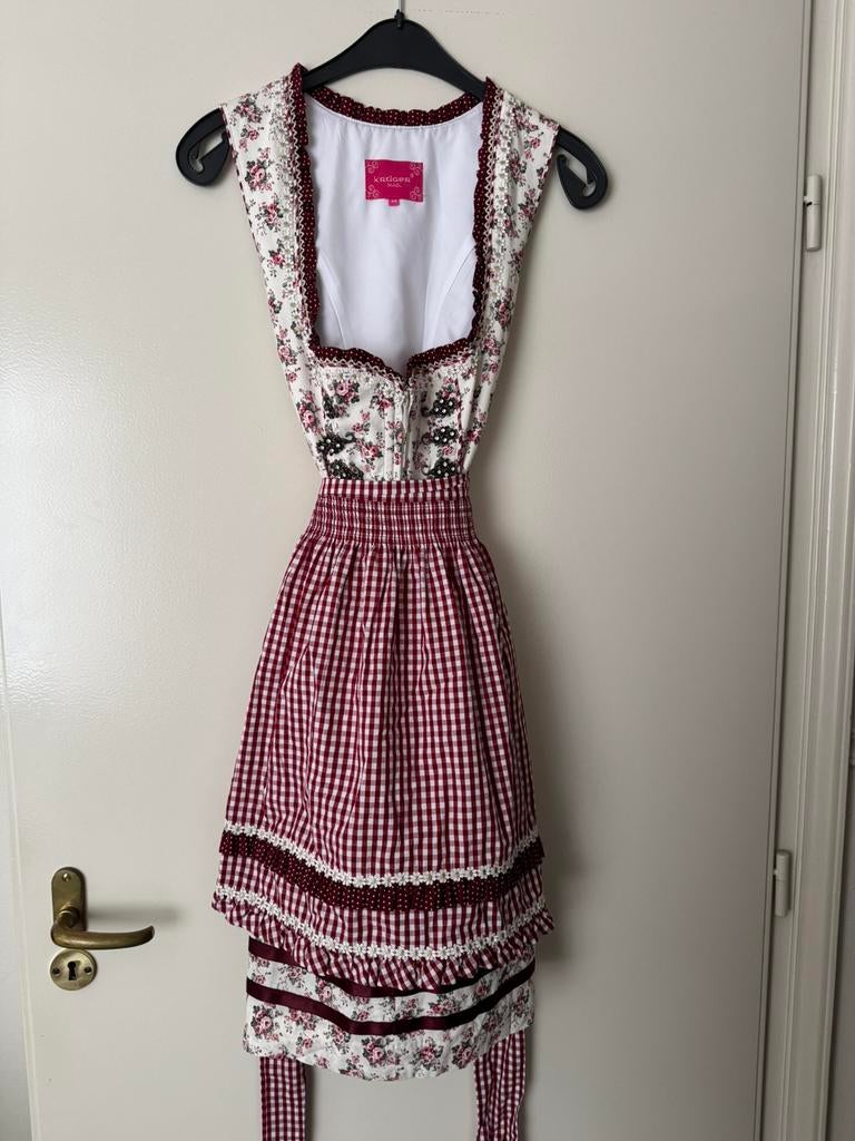 Kruger dirndl oktoberfest jurk 38, Ophalen of Verzenden, Zo goed als nieuw, Maat 38/40 (M)
