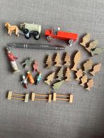 Antieke miniatuur dorp accessoires jaren '20-'30, Ophalen of Verzenden