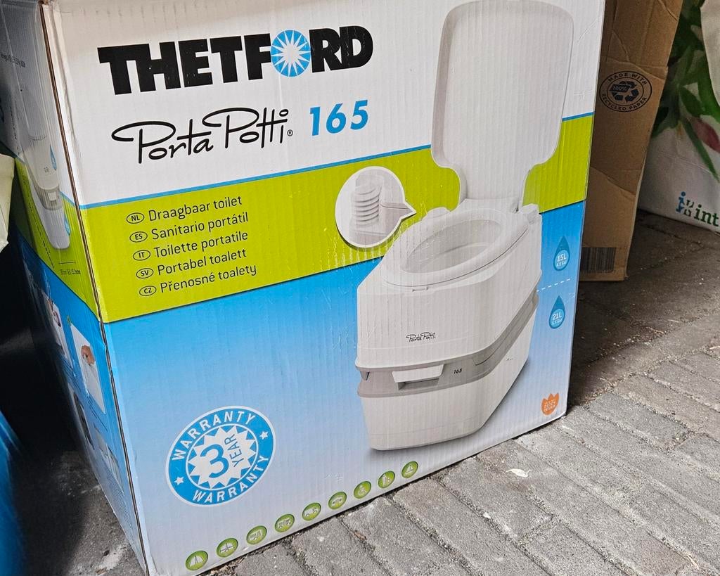 Porta potti 165 - weinig gebruikt, Caravans en Kamperen, Kampeeraccessoires, Ophalen, Zo goed als nieuw