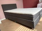 Boxspring bed van 120 x 200 antraciet, Huis en Inrichting, Slaapkamer | Boxsprings, Ophalen, Twijfelaar, 120 cm, Grijs