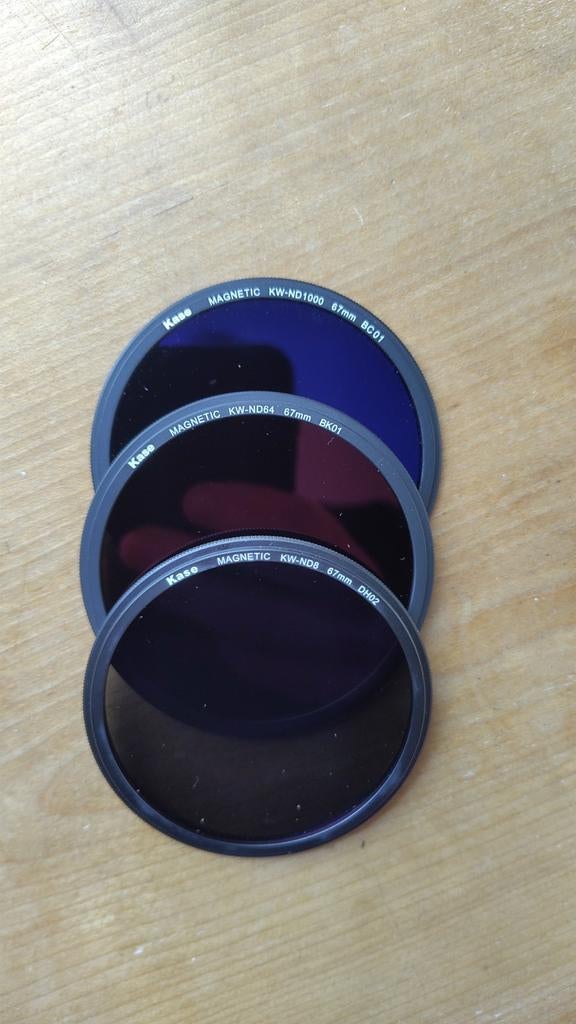 Kase Magnetische ND Filter Set 67mm (ND8, ND64, ND1000), Overige merken, 60 tot 70 mm, Overige typen, Ophalen of Verzenden
