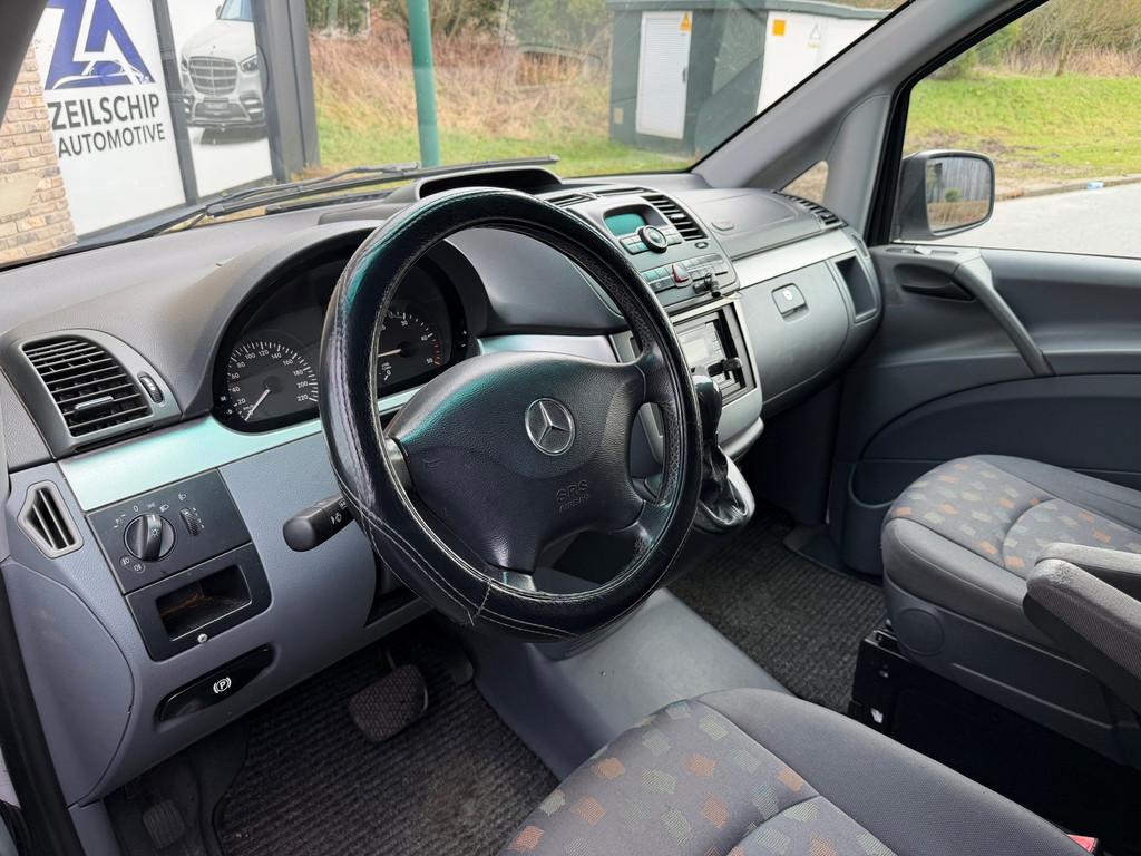 Mercedes-Benz Vito 120 CDI 320 V6 Aut Lang Dubbel Cabine|PDC, Auto's, Automaat, Gebruikt, 2987 cc, Bedrijf