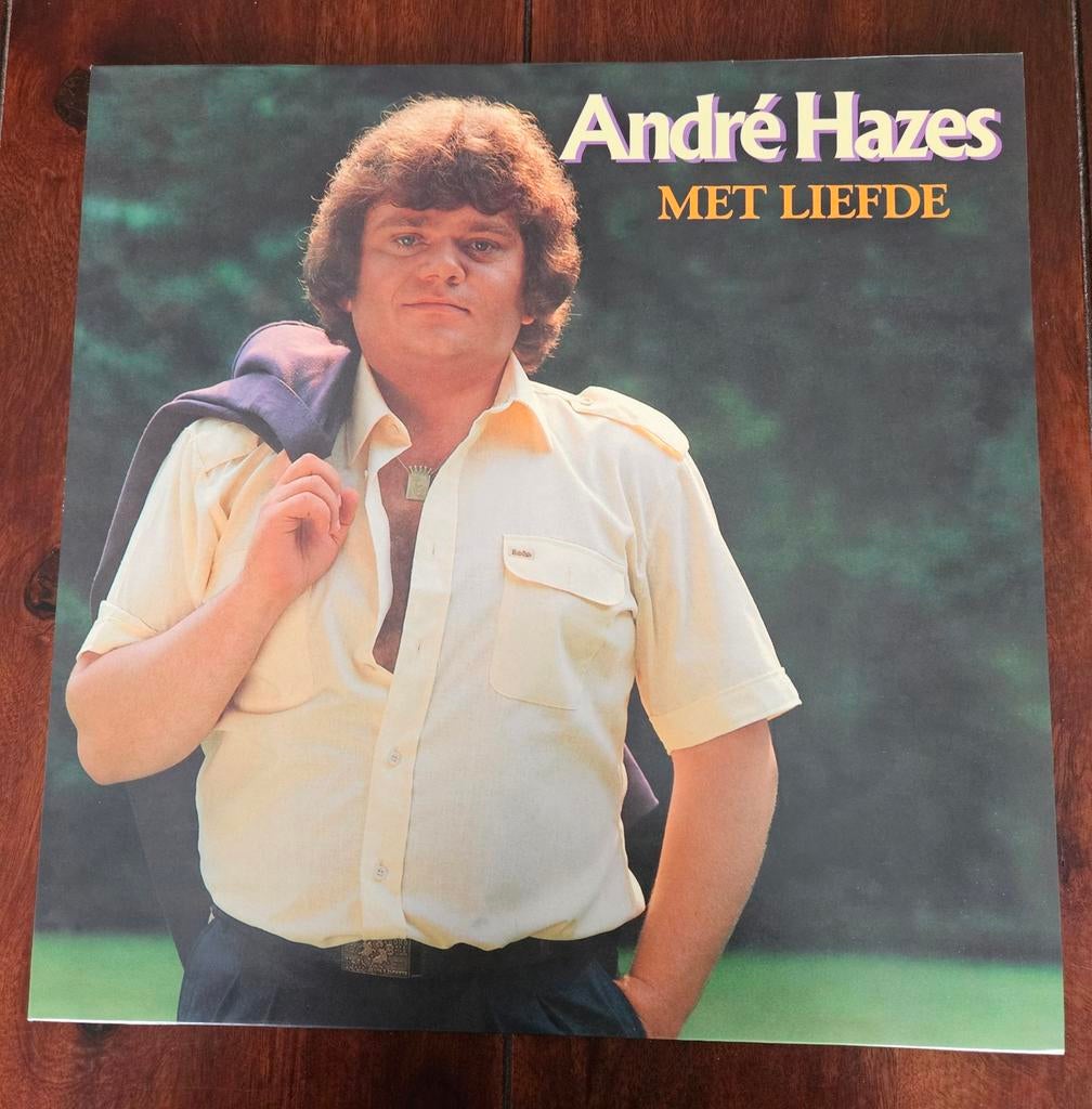 Andre Hazes met liefde LP, Ophalen of Verzenden, Zo goed als nieuw, 12 inch, Levenslied of Smartlap