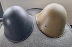 2 helmschalen Nederlandse helm M38., Verzamelen, Ophalen of Verzenden, Landmacht, Nederland, Helm of Baret