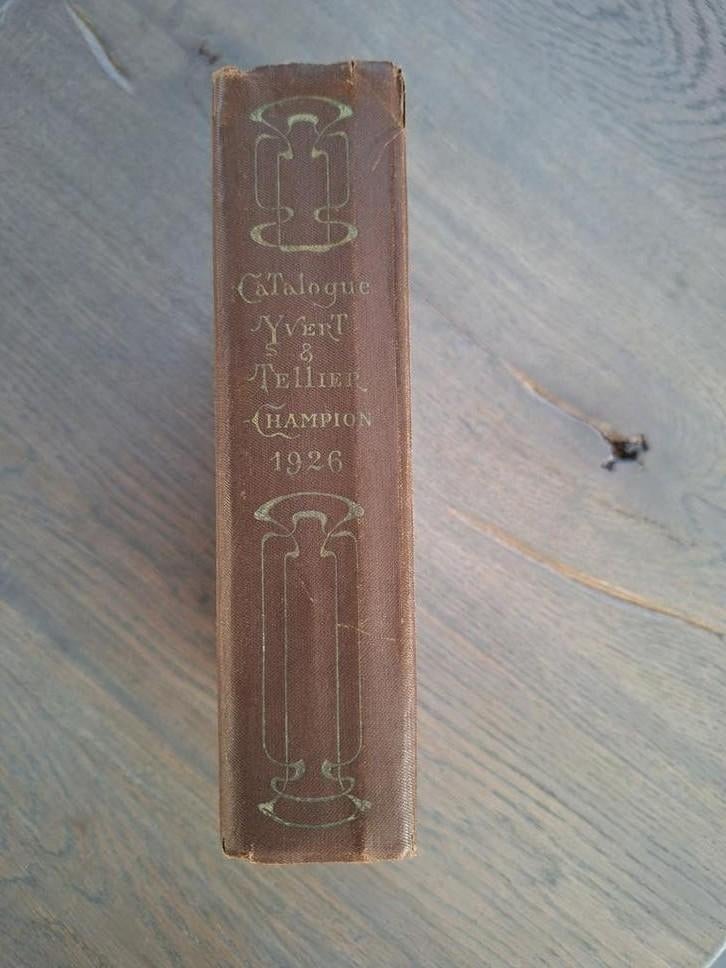 Yvert & Tellier postzegelcatalogus uit 1926., Ophalen of Verzenden, Catalogus