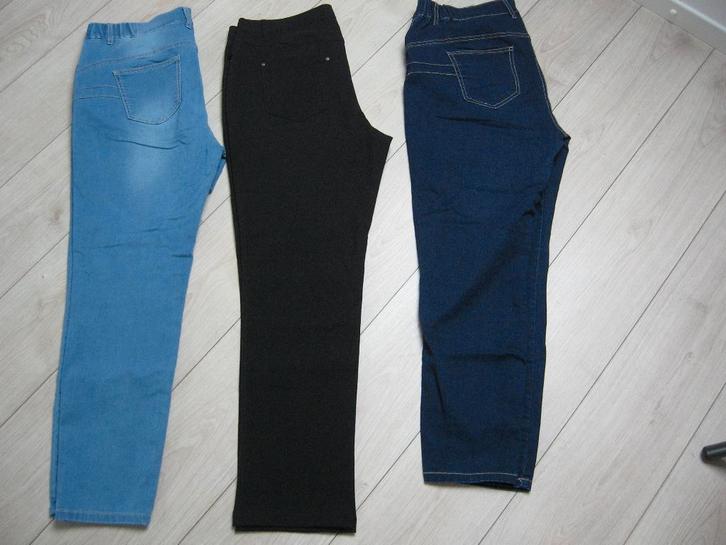 3 Nw-zgan BPC dames broeken 46 vanaf €12,50 Zwart + blauw, Kleding | Dames, Broeken en Pantalons, Nieuw, Maat 46/48 (XL) of groter