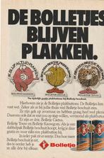 Retro reclame 1986 Bolletje spaaractie plak buttons speldjes, Verzamelen, Retro, Verzenden, Overige typen