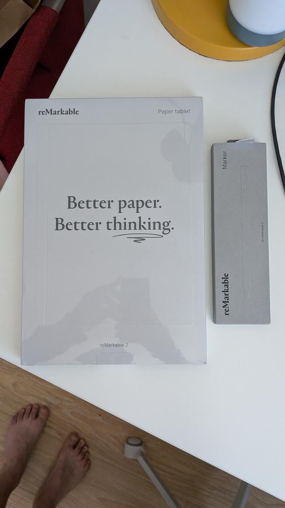 Remarkable 2 paper tablet + marker - new, unopened, Computers en Software, Tekentablets, Ophalen of Verzenden, Nieuw