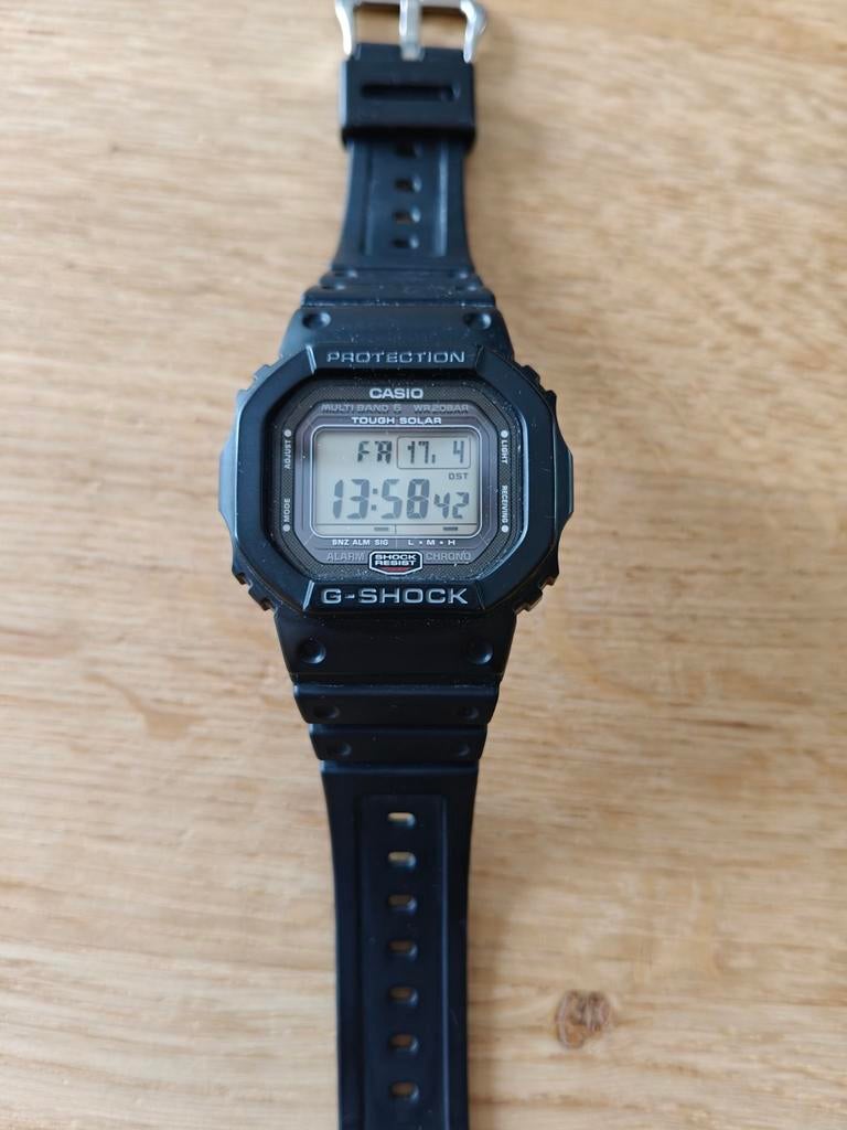 Casio G-Shock GW-5000U Tough Solar Multiband 6 Topmodel, Ophalen of Verzenden, Zo goed als nieuw, Casio