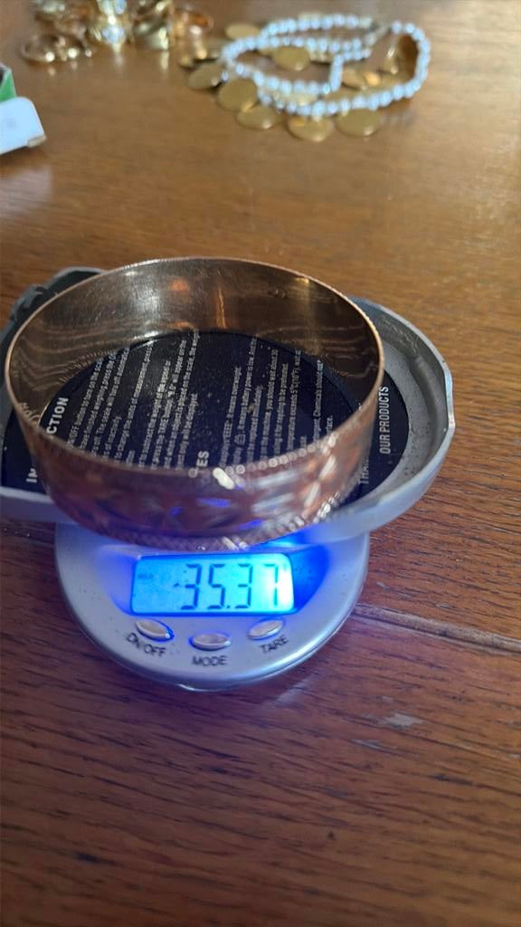 35.35 gram 24 karaat gouden armband, Antiek en Kunst, Ophalen of Verzenden, Goud