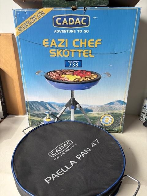Eazi Chef Skottel, schottelbraai en Paella pan, nieuw, Ophalen of Verzenden, Nieuw