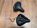 Zwart fietszadel met comfortabele gel hoes - Selle Royal, Algemeen, Ophalen of Verzenden, Zo goed als nieuw, Zadel