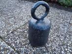 Groot Oud Zwaar Metaal Gewicht voor bijv in de tuin., Antiek en Kunst, Ophalen of Verzenden