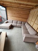 Mooie U-bank - 165x375x270 cm, Huis en Inrichting, Banken | Bankstellen, Ophalen, Gebruikt, Hoekbank, 300 cm of meer