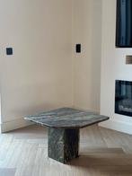 Cipollino Ondulata marmeren salontafel – Vintage – Topstaat, Overige materialen, 50 tot 100 cm, Travertin japandi vintage marmeren natuursteen