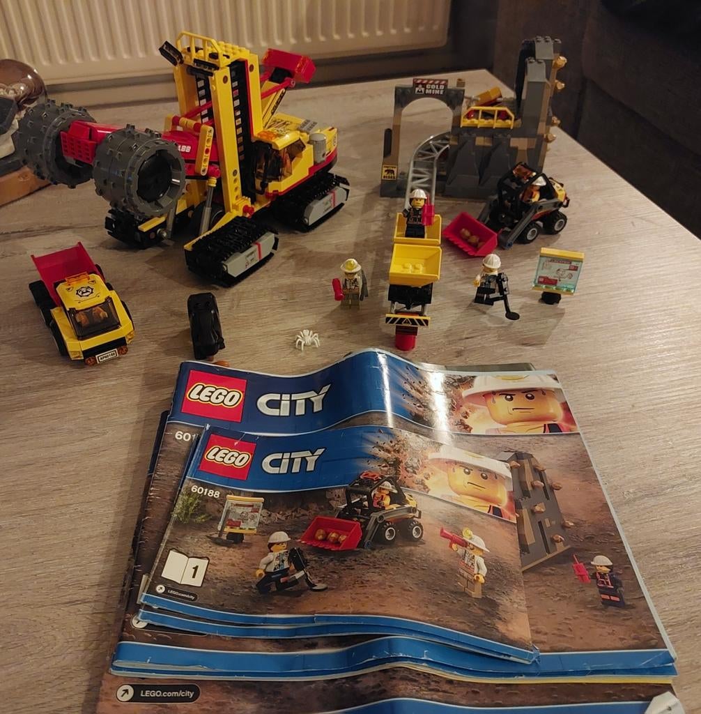 Lego City, Mijnbouwexpertlocatie, Set 60188, Kinderen en Baby's, Speelgoed | Duplo en Lego, Ophalen, Lego, Inclusief minifiguren