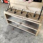 Kapstok landelijk met schoenenrek, Wandkapstok, Ophalen of Verzenden, Zo goed als nieuw, Minder dan 100 cm