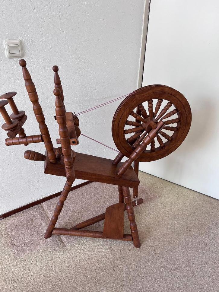 Spinnewiel, Hobby en Vrije tijd, Spinnewielen en Spinnen, Gebruikt, Spinnewiel, Ophalen