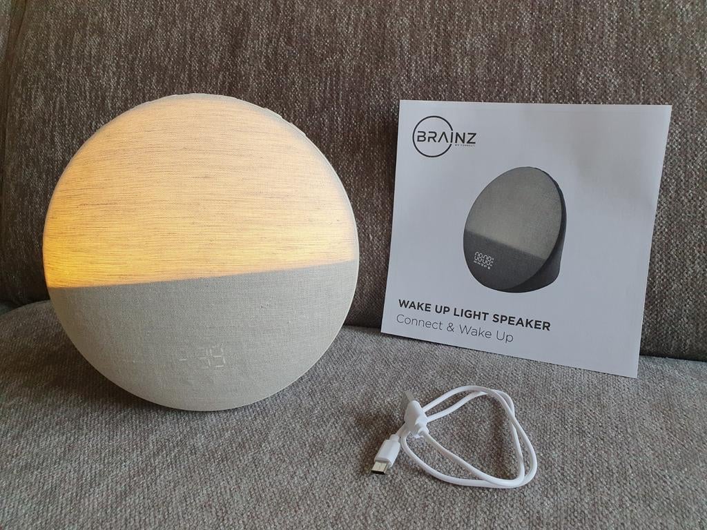 Brainz Wake Up Light Speaker nieuw, Witgoed en Apparatuur, Wekkers, Ophalen of Verzenden, Nieuw