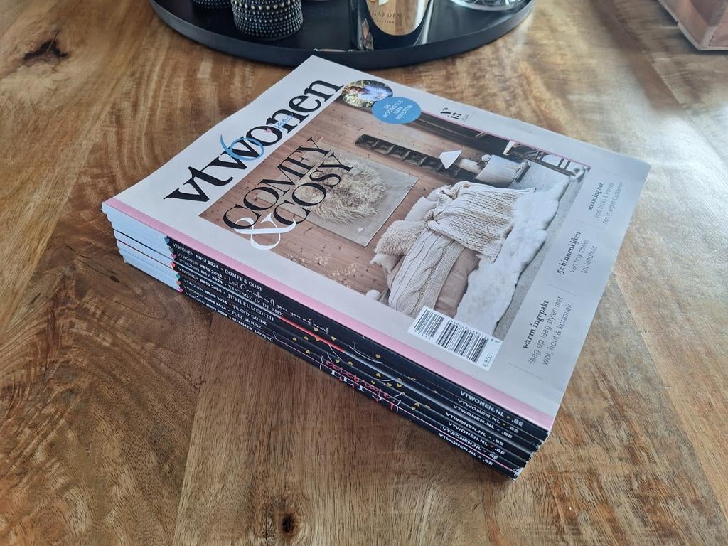 VTwonen nr's 7 t/m 13 - 2024, Ophalen of Verzenden, Zo goed als nieuw, Damesbladen