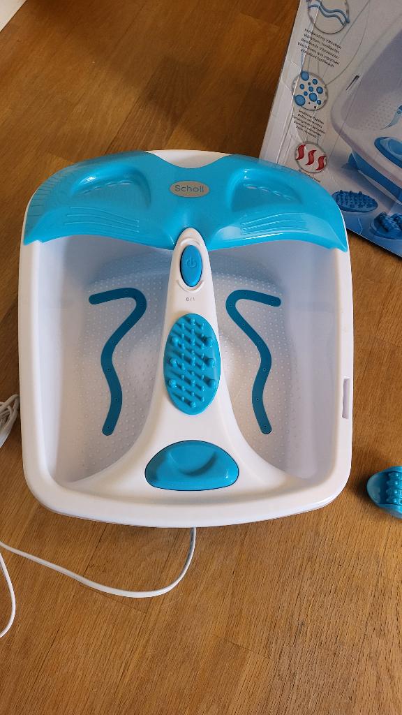 Foot Spa voetenbad ~ Scholl Colour-Pop Blauw ~, Ophalen of Verzenden, Zo goed als nieuw, Hand- en Voetverzorging