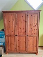 Leksvik 3-deurs kledingkast van Ikea, Ophalen, 100 tot 150 cm, Zo goed als nieuw, Grenenhout